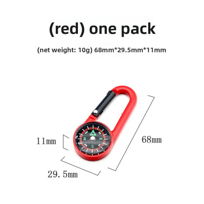 Outdoor Carabiner Compass
