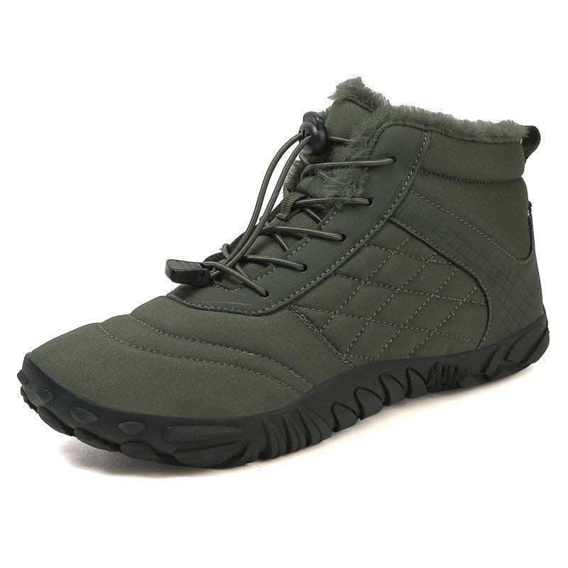 Outdoor Casual Sports Non-Slip Waterproof Fleece-Lined Thickened High-Top shoes