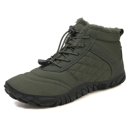 Outdoor Casual Sports Non-Slip Waterproof Fleece-Lined Thickened High-Top shoes