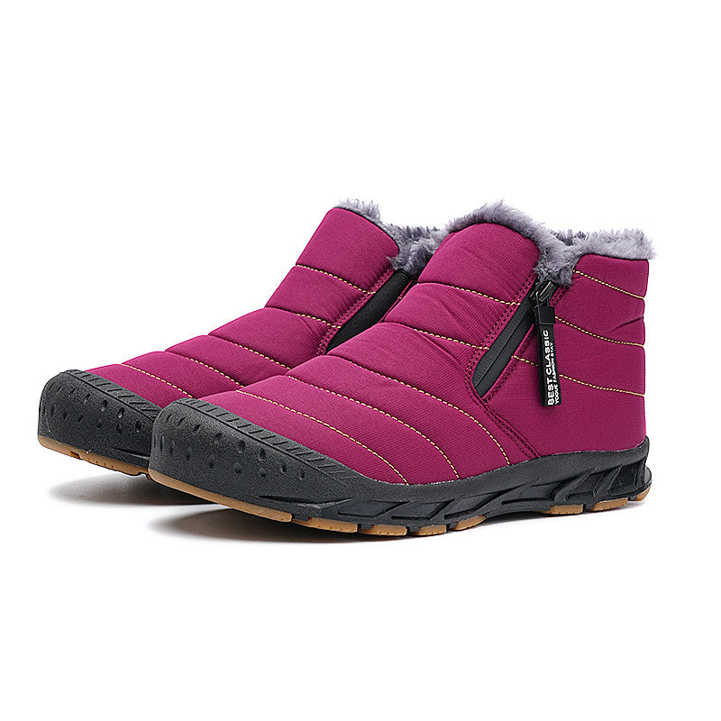 Outdoor Casual Sports Non-Slip Waterproof Fleece-Lined Thickened Shoes
