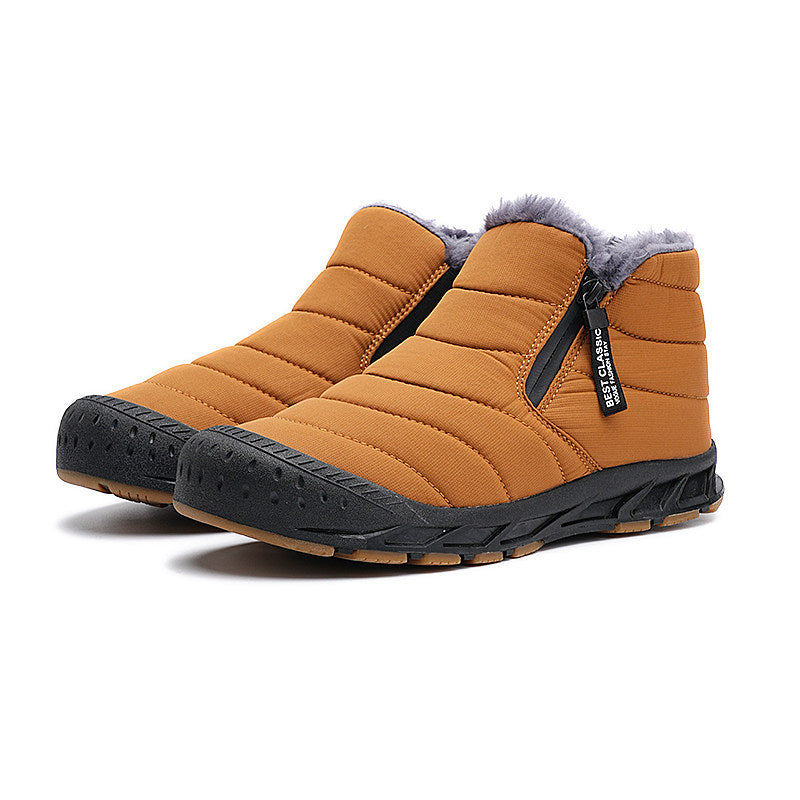 Outdoor Casual Sports Non-Slip Waterproof Fleece-Lined Thickened Shoes