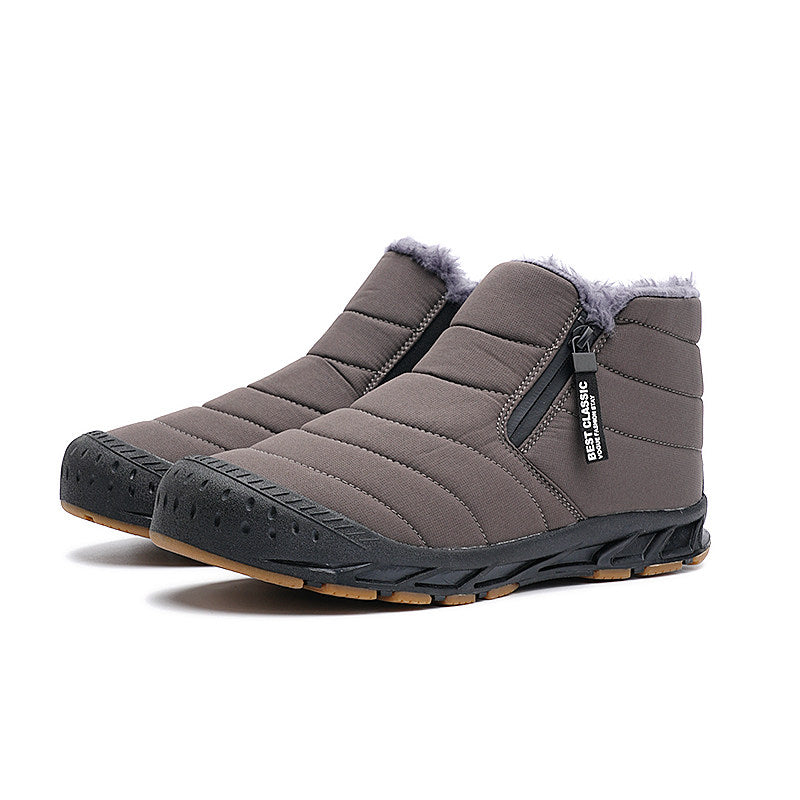 Outdoor Casual Sports Non-Slip Waterproof Fleece-Lined Thickened Shoes