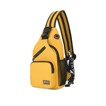 Outdoor Cycling and Travel, Men's Crossbody Bag, Nylon Oxford Cloth Backpack