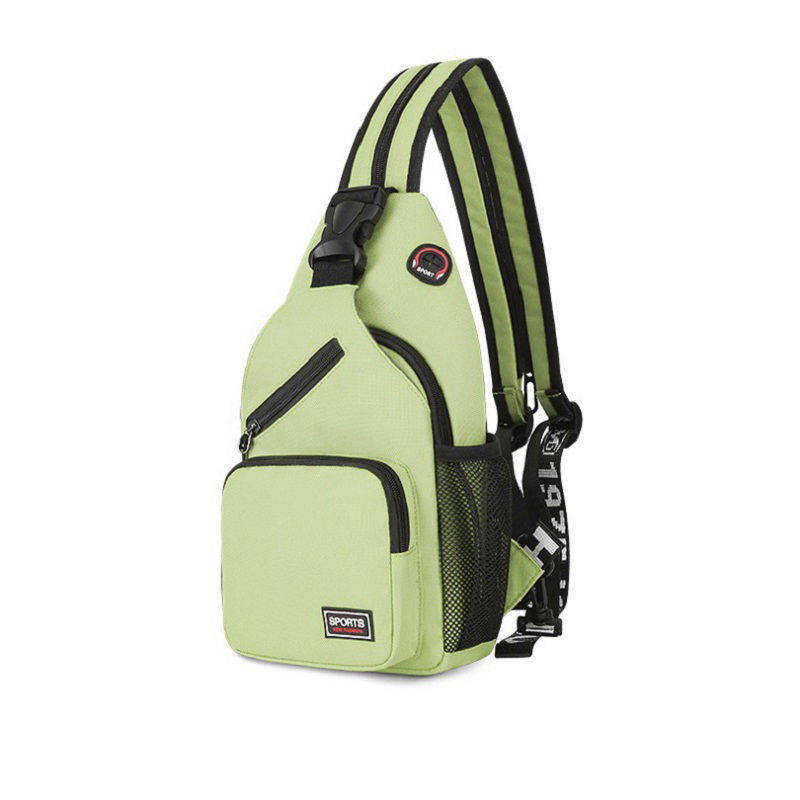 Outdoor Cycling and Travel, Men's Crossbody Bag, Nylon Oxford Cloth Backpack
