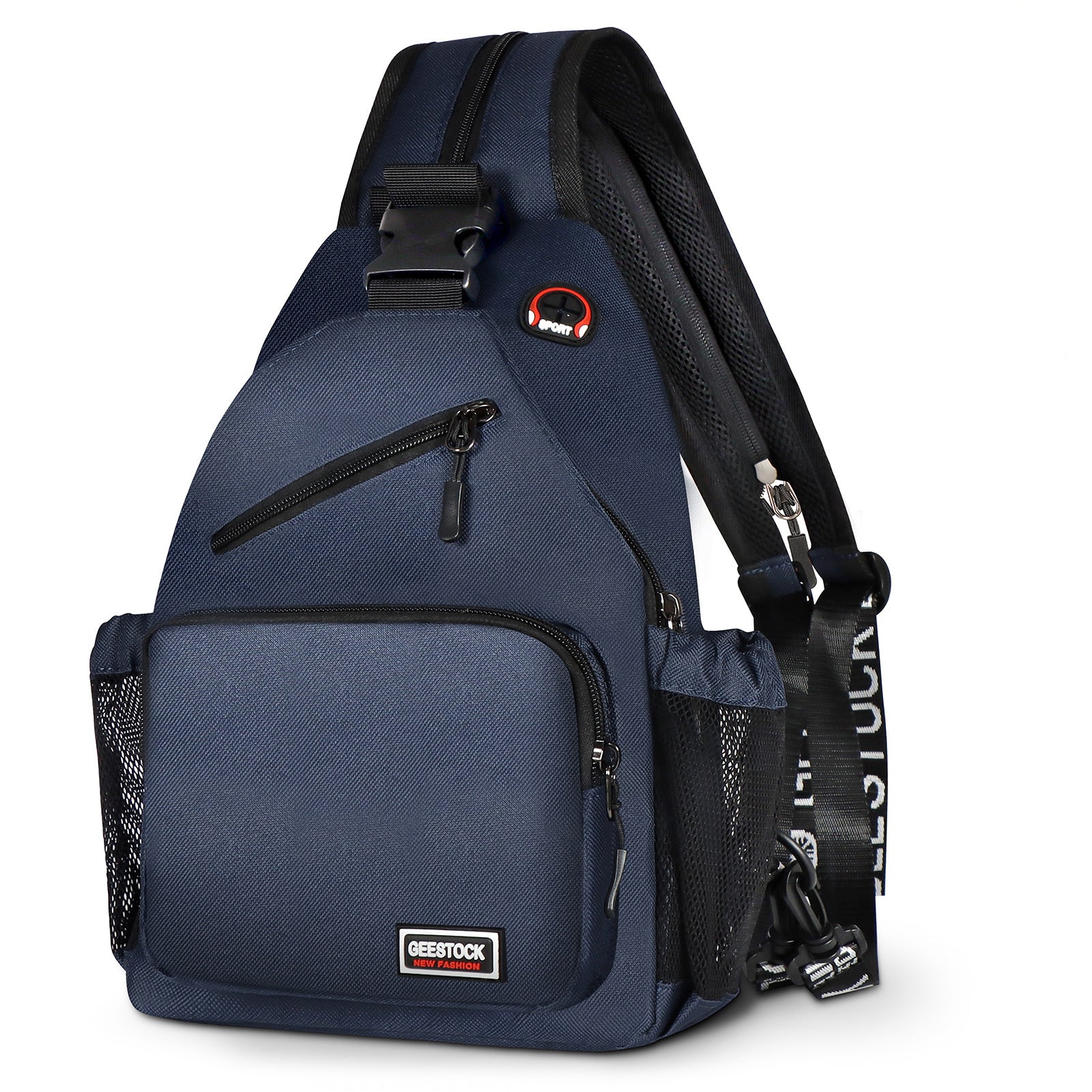 Outdoor Cycling and Travel, Men's Crossbody Bag, Nylon Oxford Cloth Backpack