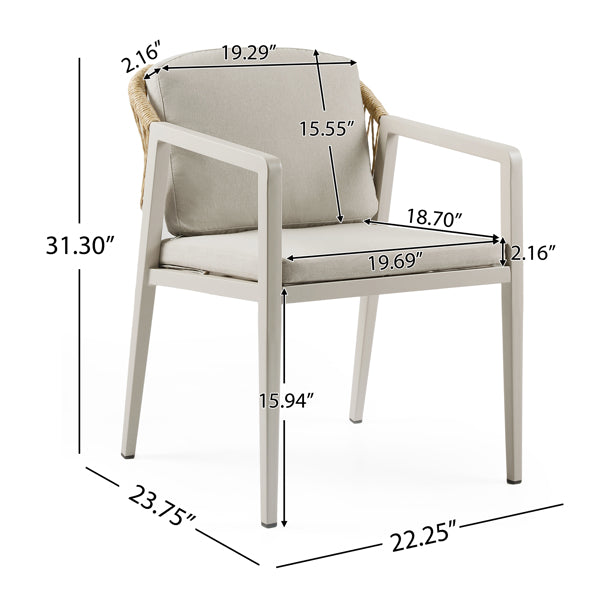 Outdoor dining chairs