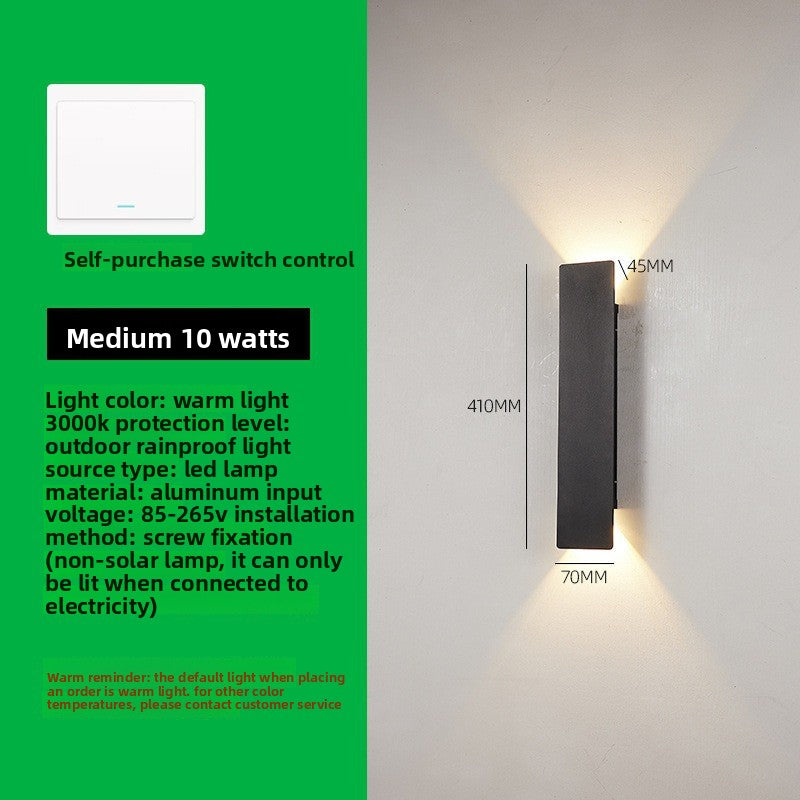 Outdoor Dual Head Wall Light