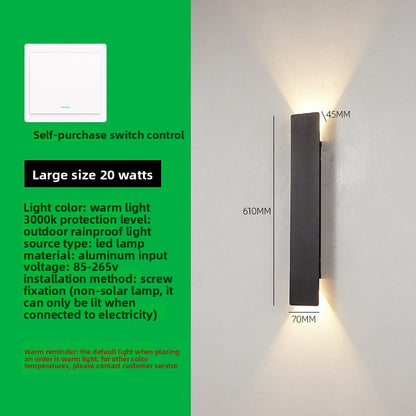 Outdoor Dual Head Wall Light