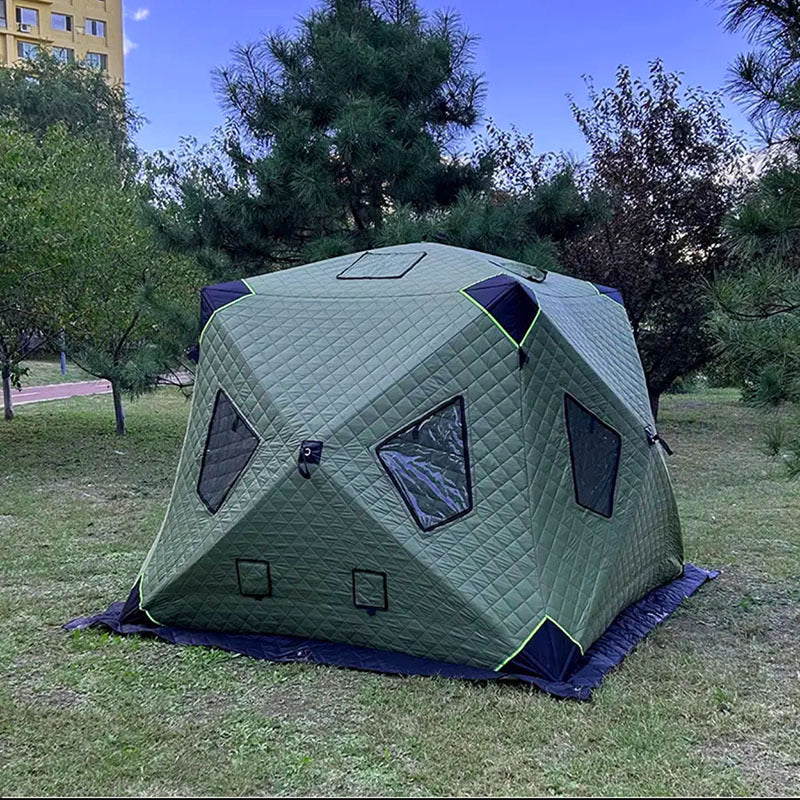 Outdoor fishing with cotton tent