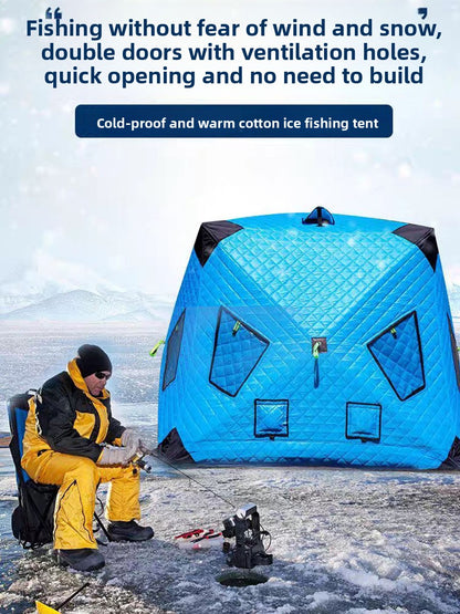 Outdoor fishing with cotton tent