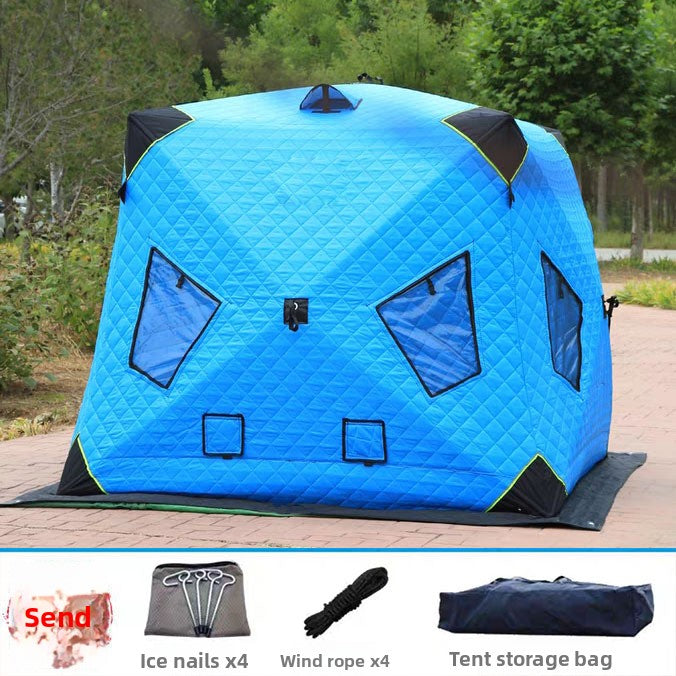 Outdoor fishing with cotton tent