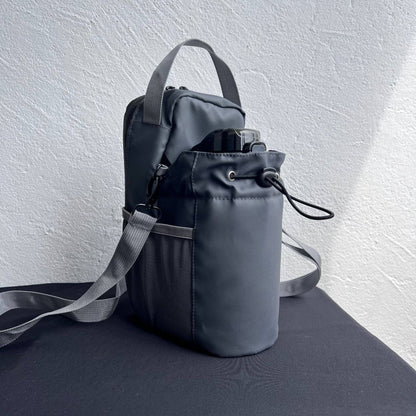Outdoor fitness magnetic water bottle bag