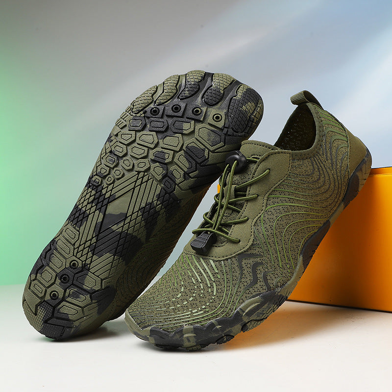 Outdoor fitness stream-crossing shoes