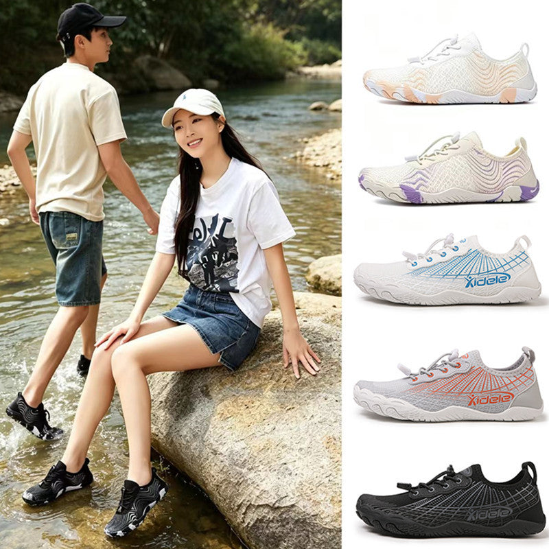 Outdoor fitness stream-crossing shoes