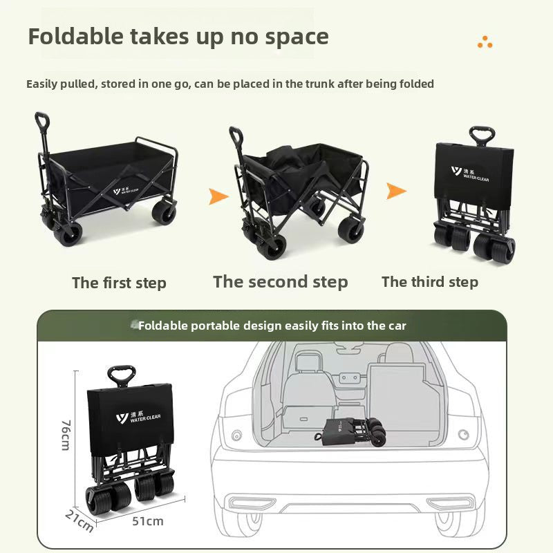 Outdoor foldable stroller