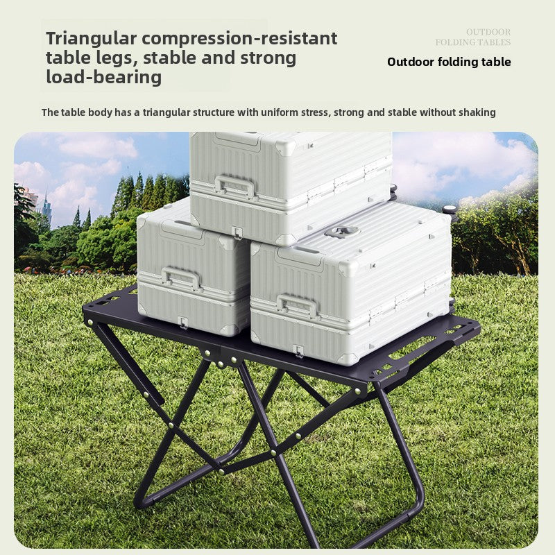Outdoor foldable tactical table