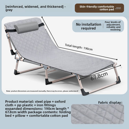 Outdoor Folding Camping Bed