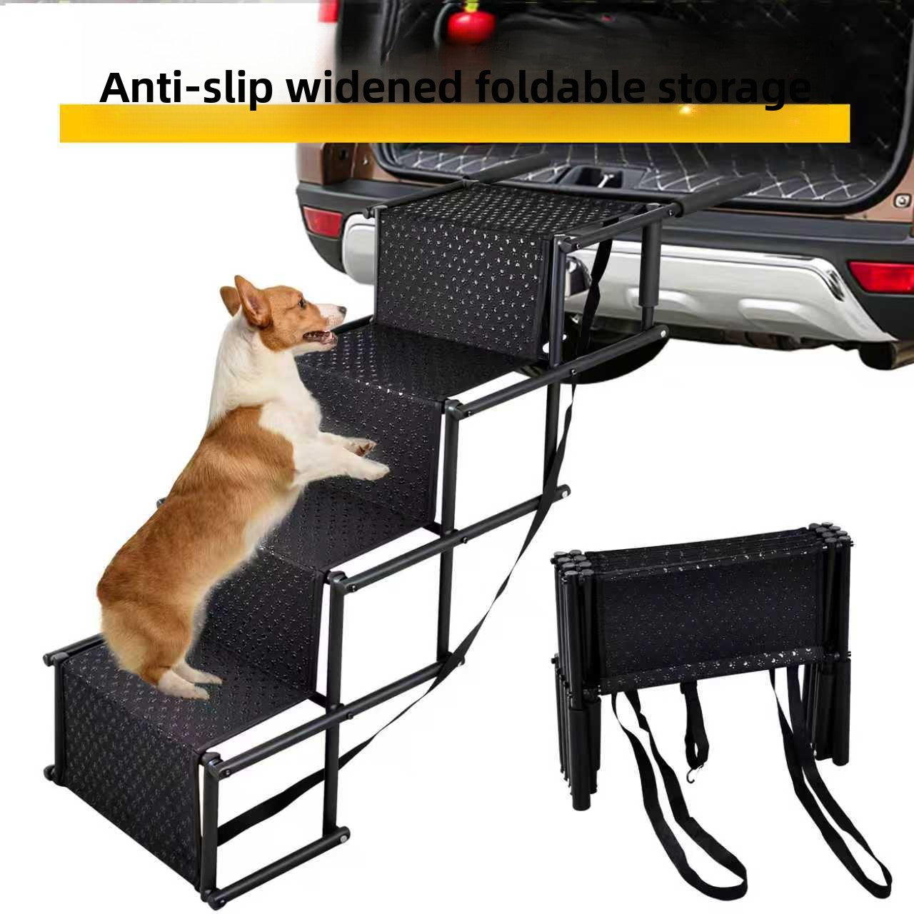 Outdoor folding storage vehicle