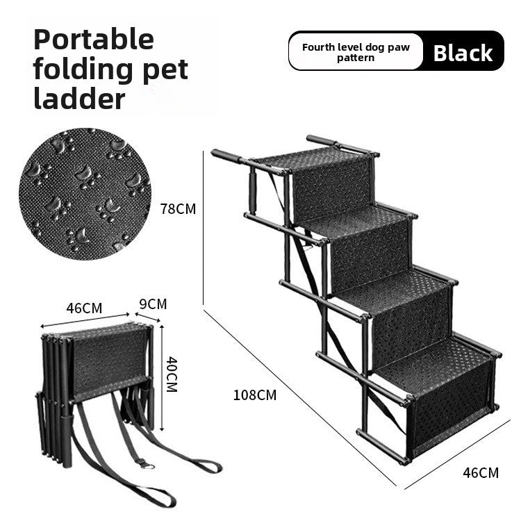 Outdoor folding storage vehicle