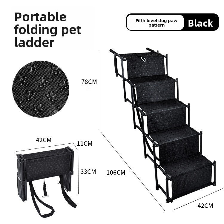 Outdoor folding storage vehicle