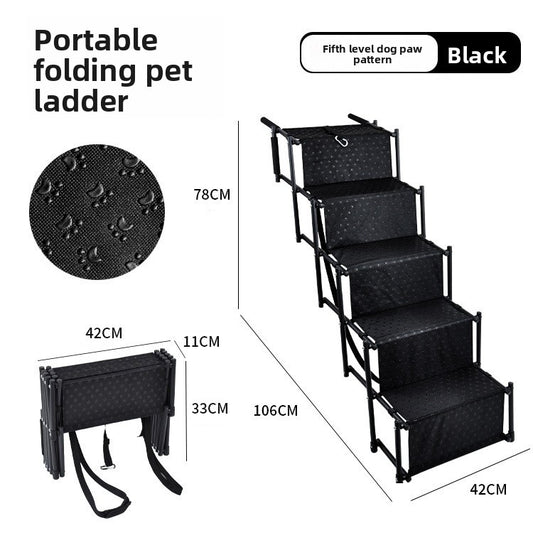 Outdoor folding storage vehicle