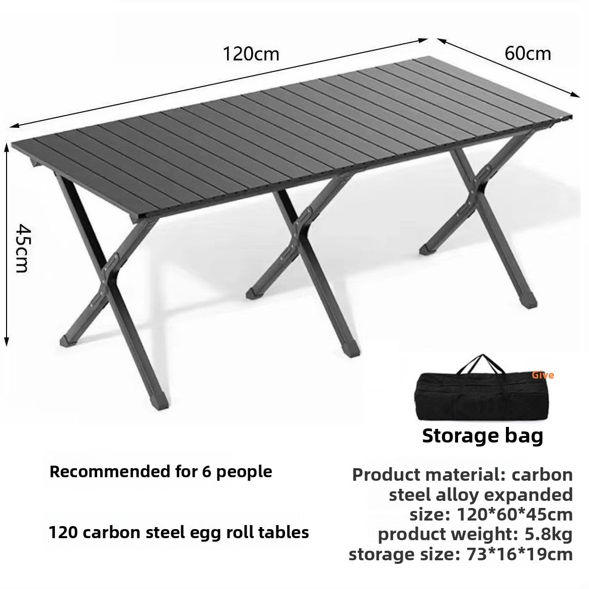 Outdoor Folding Table