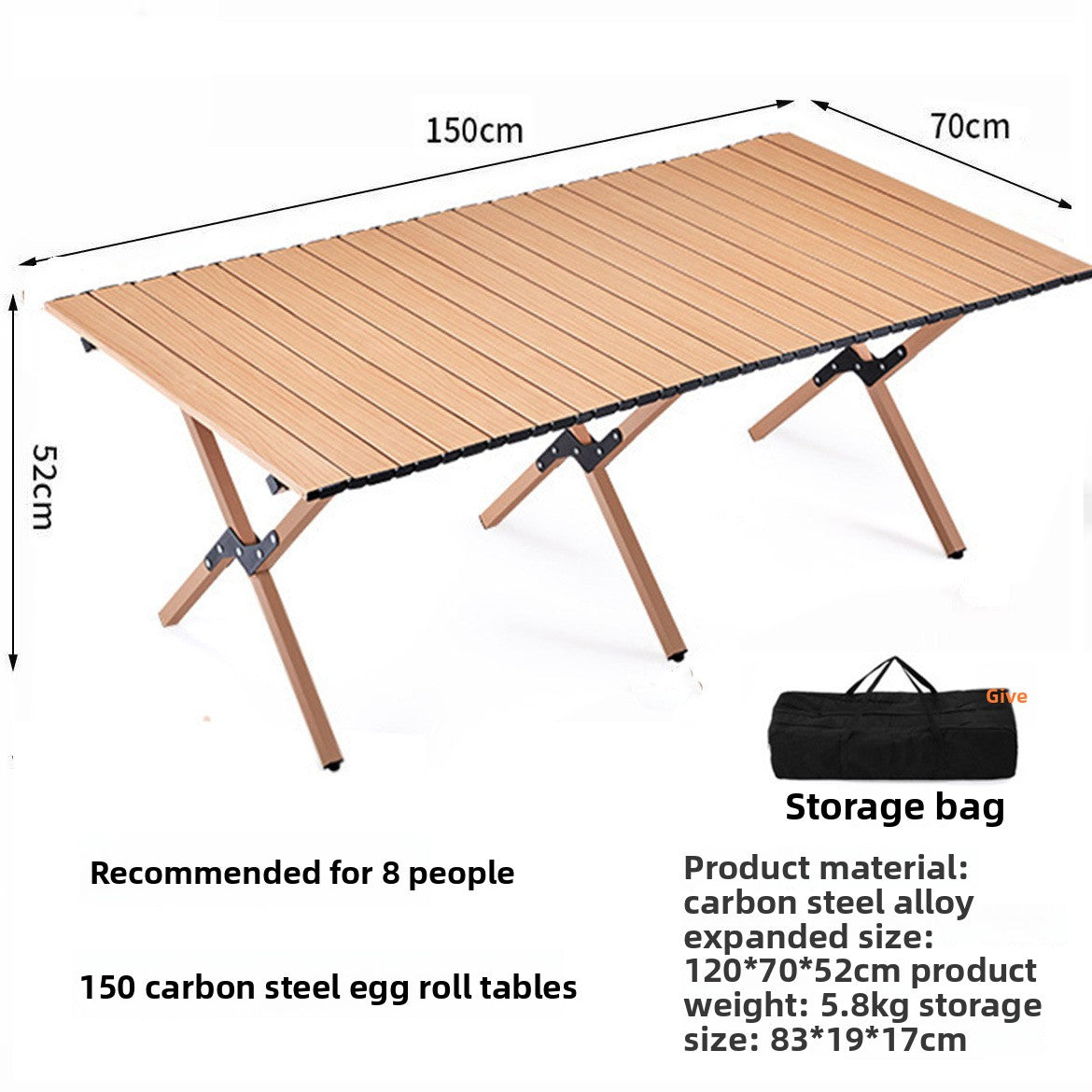 Outdoor Folding Table