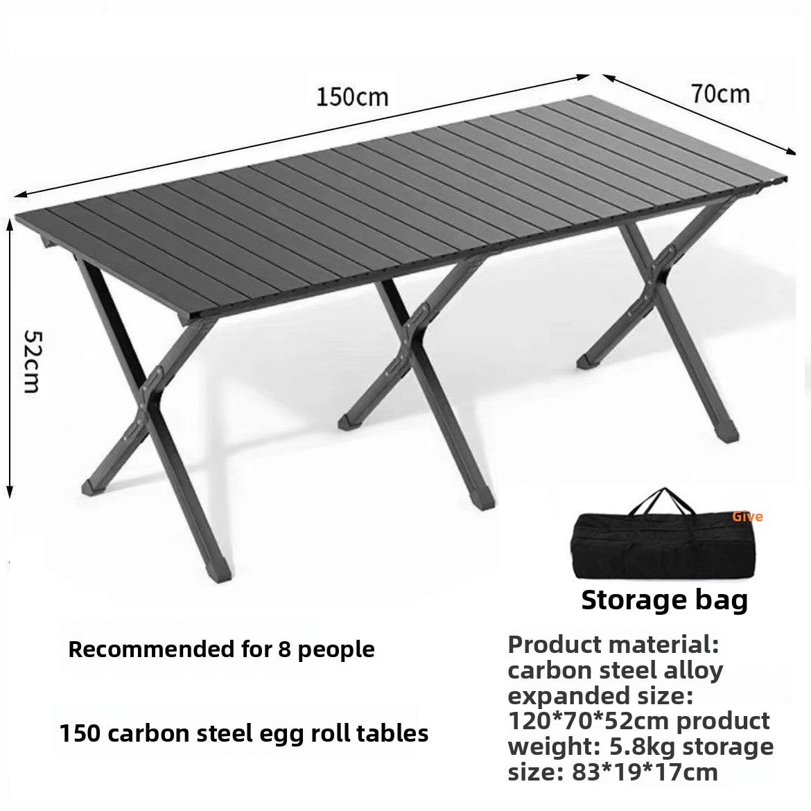 Outdoor Folding Table