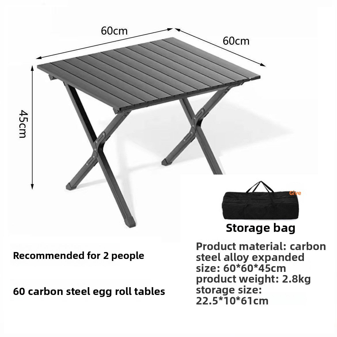 Outdoor Folding Table
