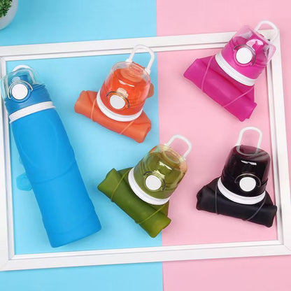 Outdoor folding water cup