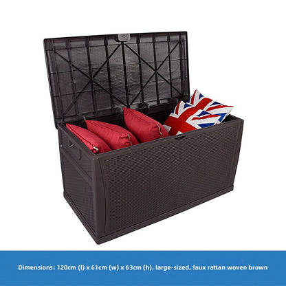 Outdoor Garden Storage Cabinet with Flip Lid
