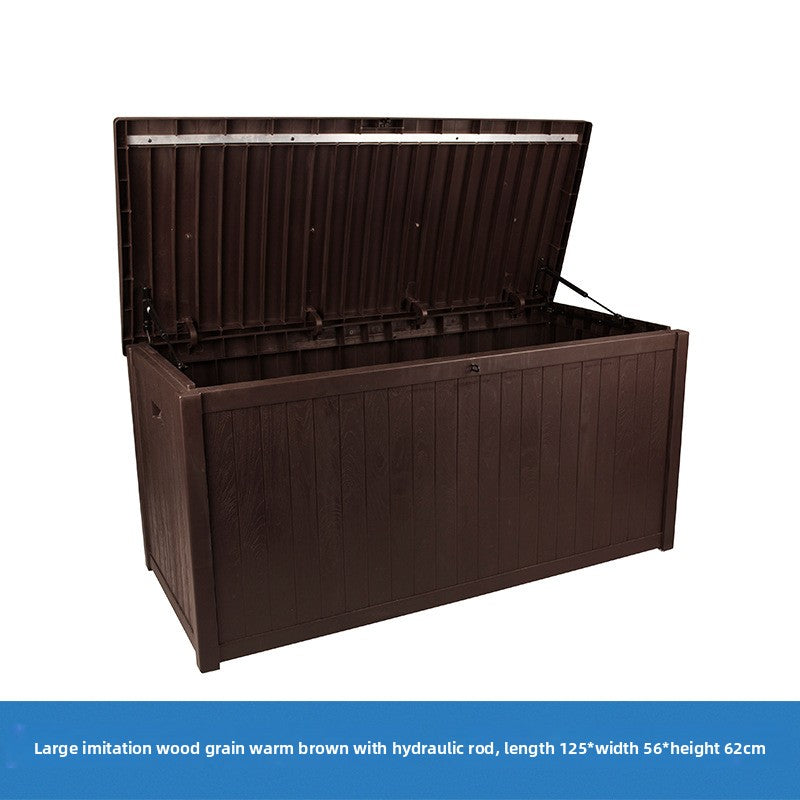 Outdoor Garden Storage Cabinet with Flip Lid