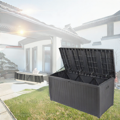 Outdoor Garden Storage Cabinet with Flip Lid