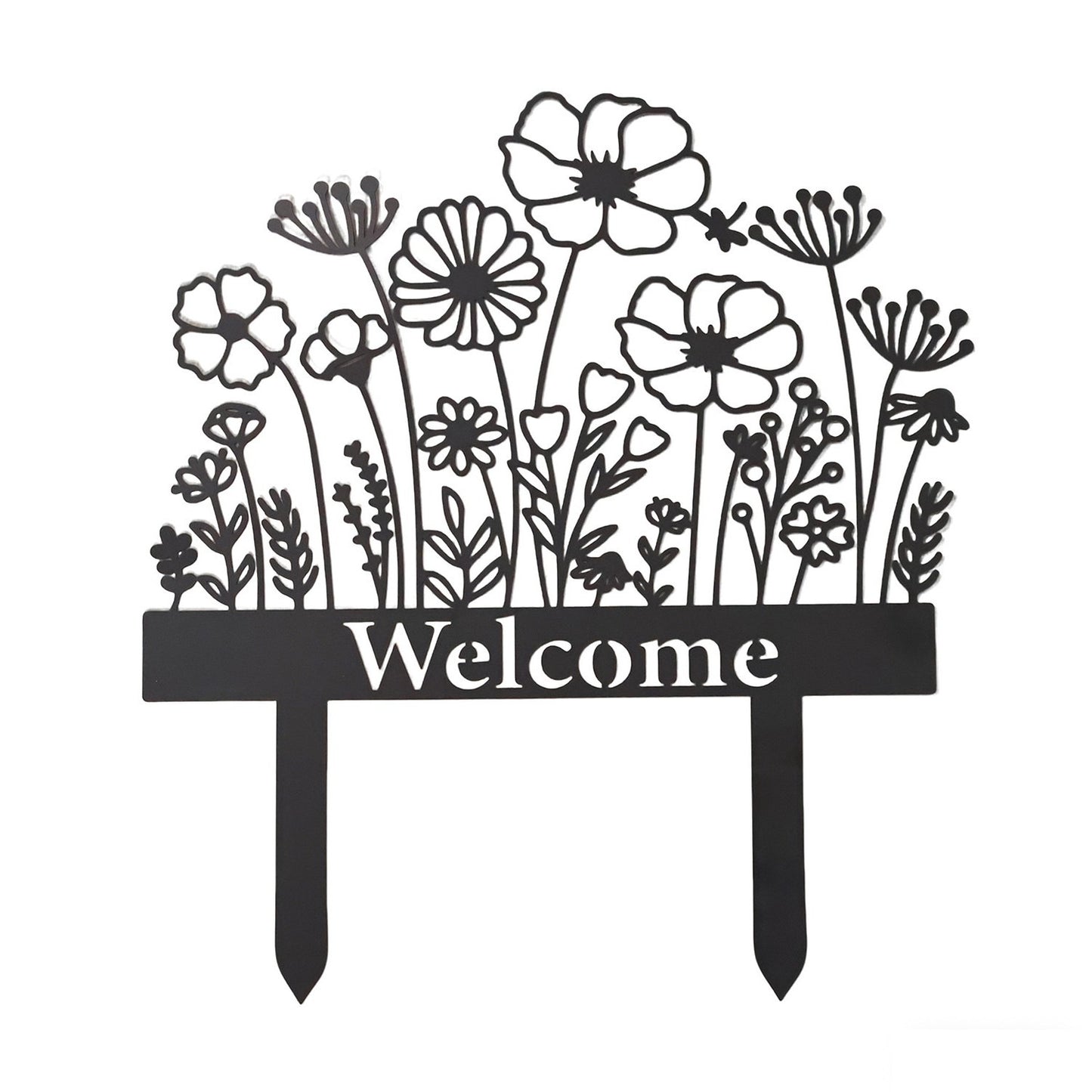 Outdoor Garden Welcome Sign