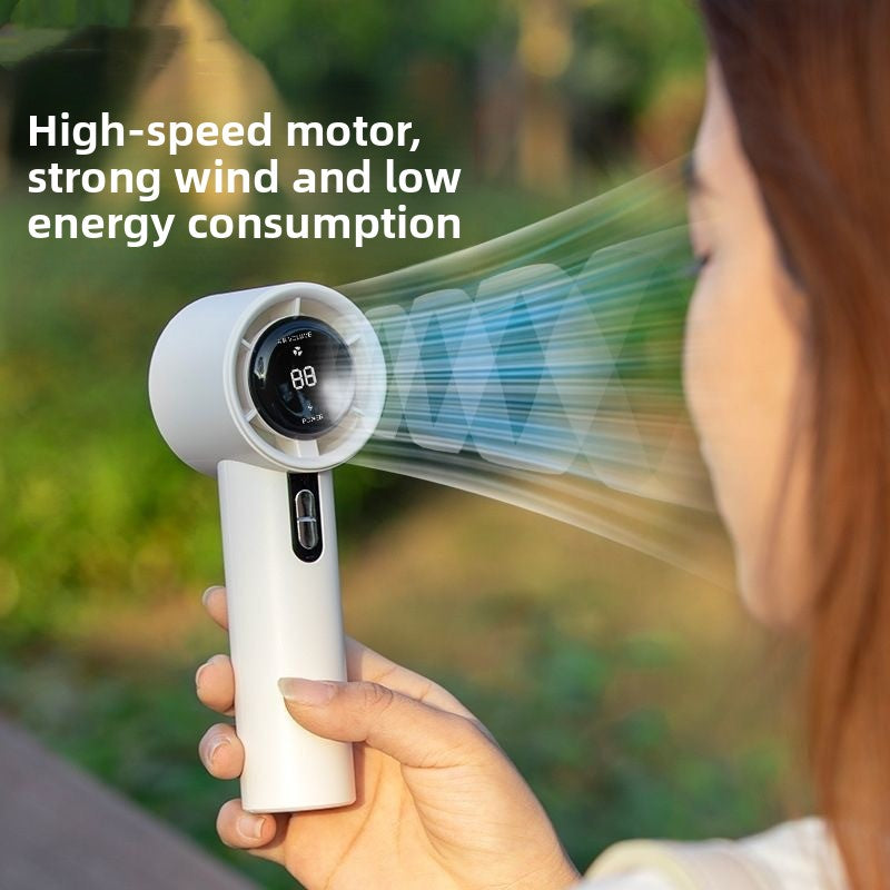 Outdoor handheld fan