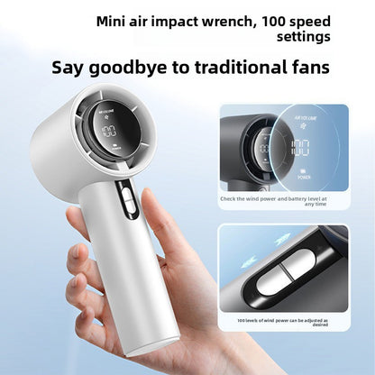 Outdoor handheld fan