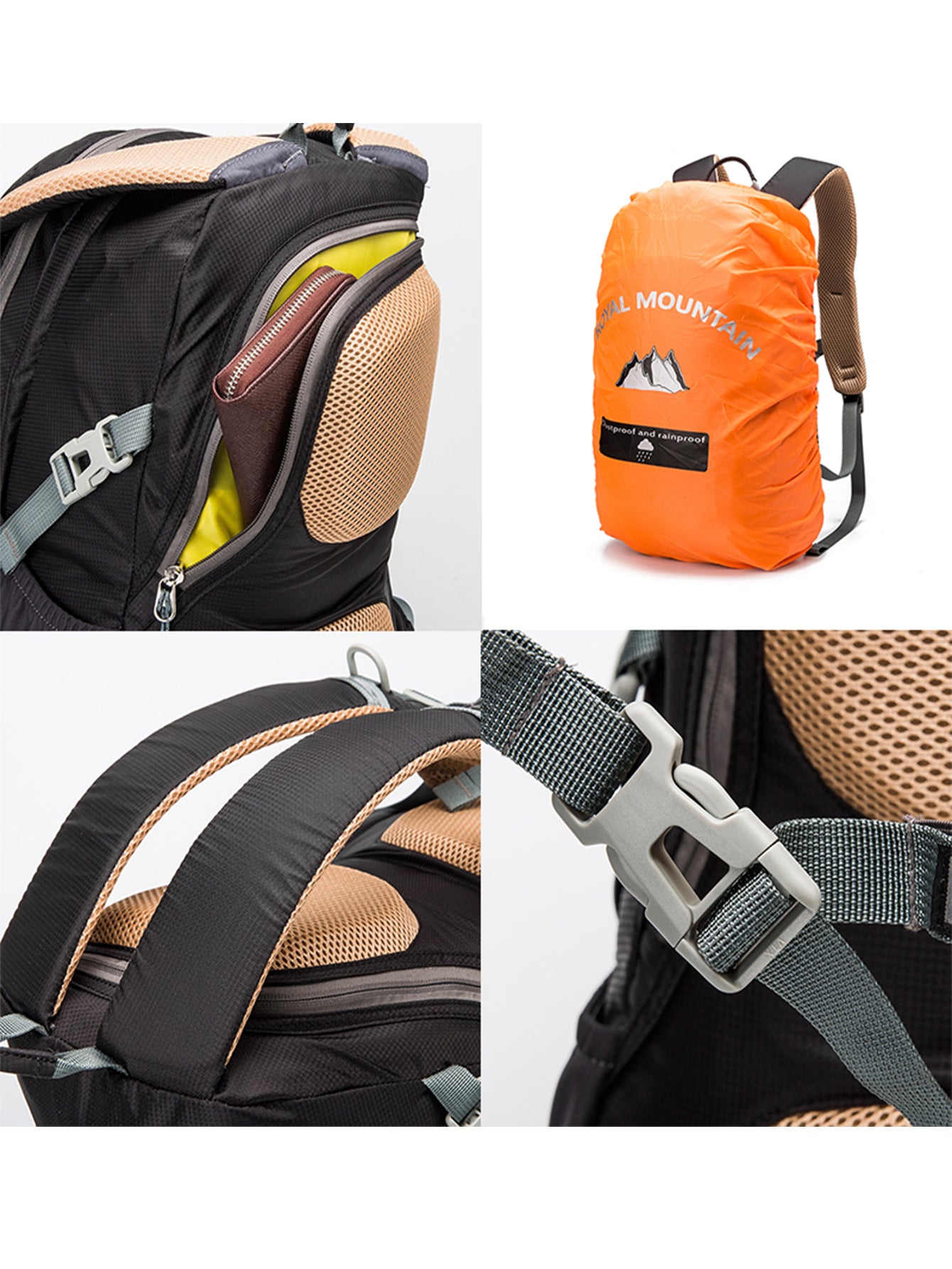 Outdoor Hiking Backpack Large Capacity Water-Resistant