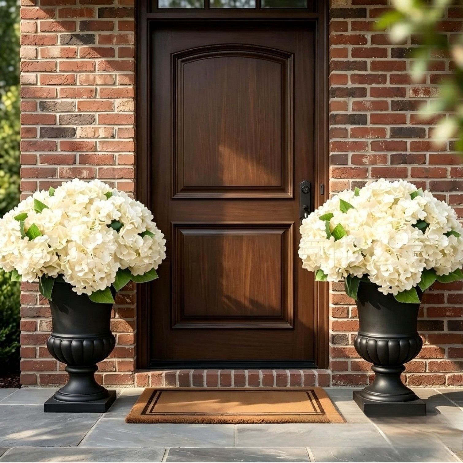 Outdoor Hydrangea Flowers
