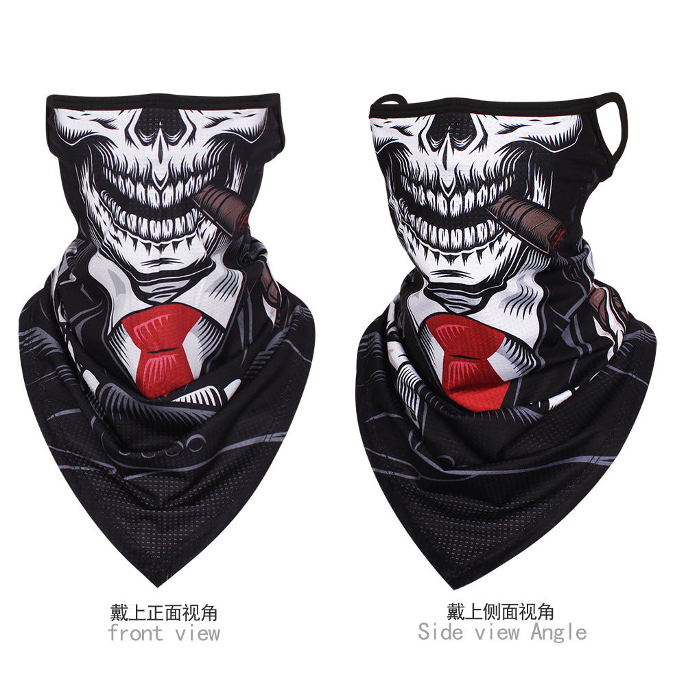Outdoor Ice Silk Face Cover Scarf