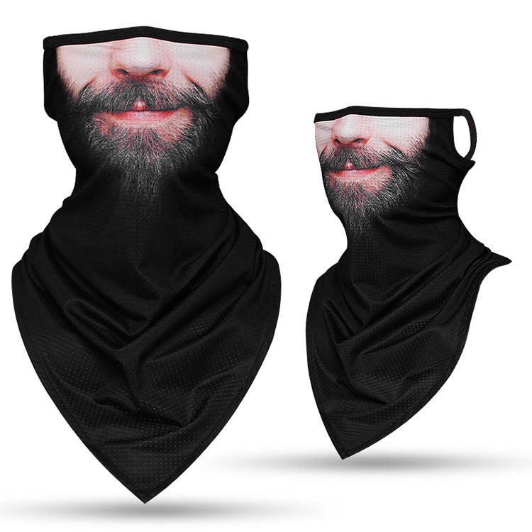 Outdoor Ice Silk Face Cover Scarf