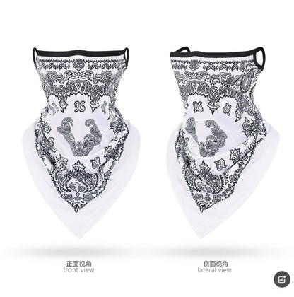 Outdoor Ice Silk Face Cover Scarf