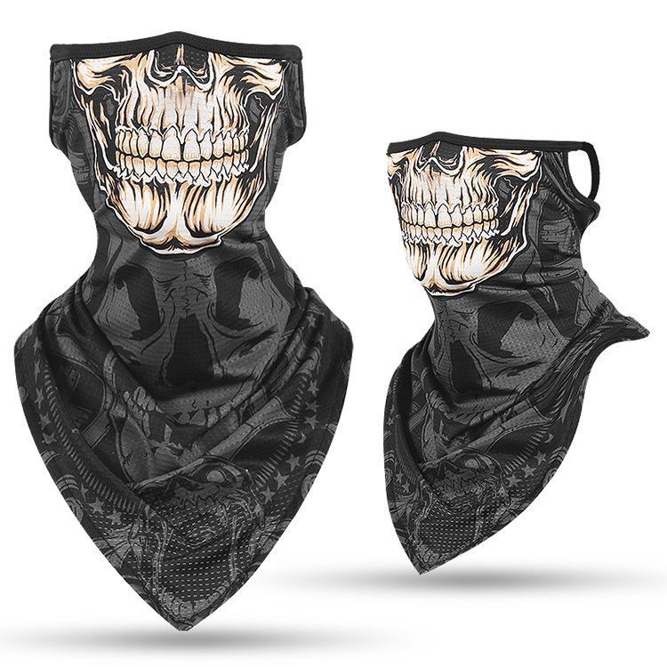 Outdoor Ice Silk Face Cover Scarf