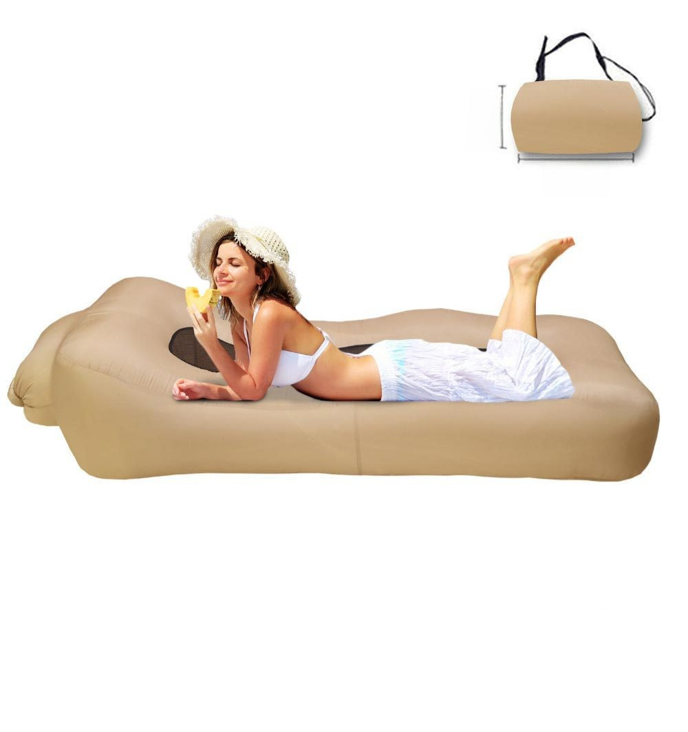 Outdoor inflatable bed