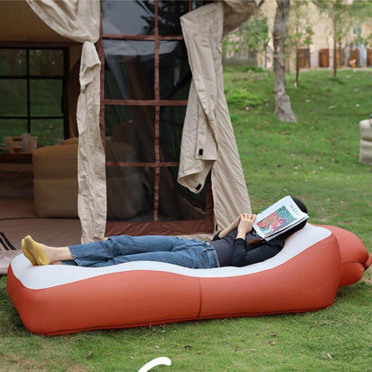 Outdoor inflatable bed