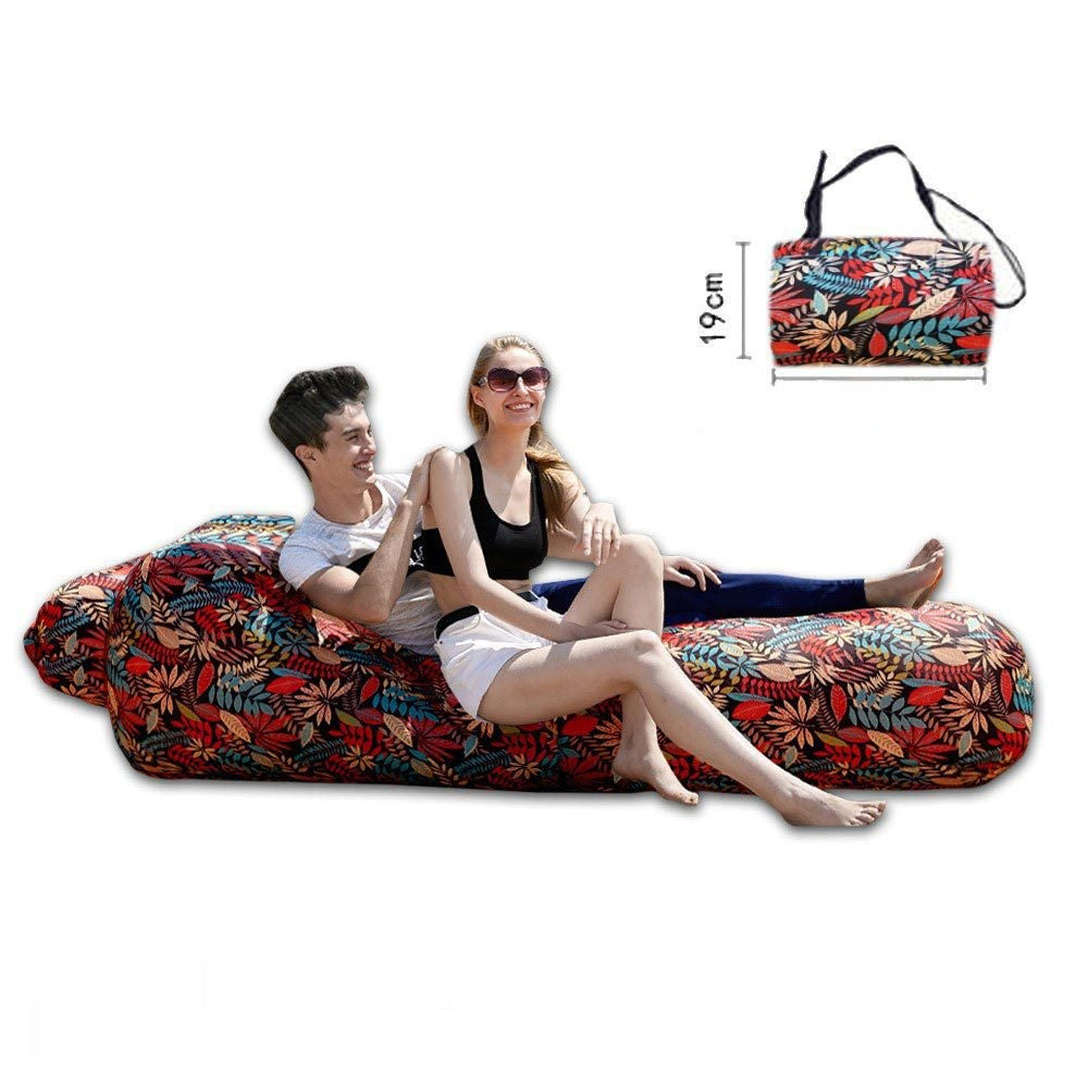 Outdoor inflatable bed
