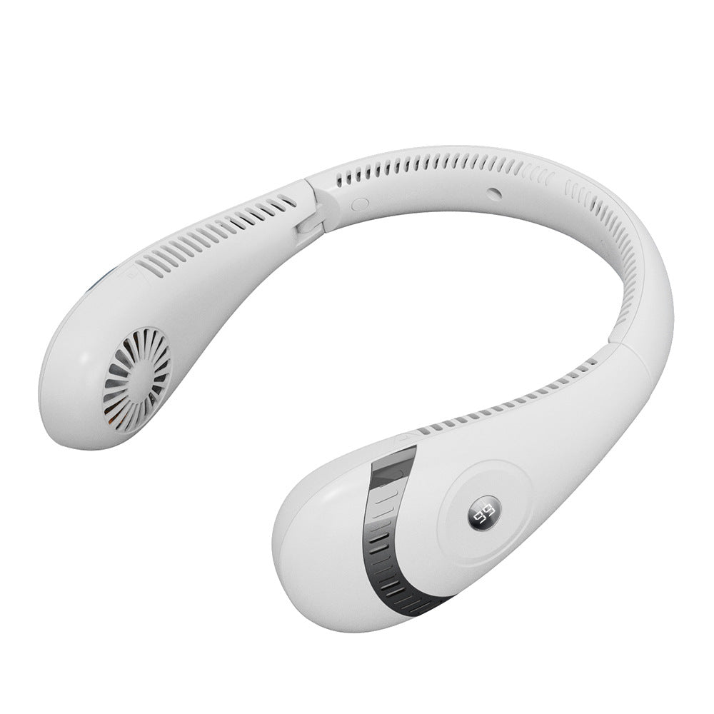 Outdoor long-range neck-mounted small fan