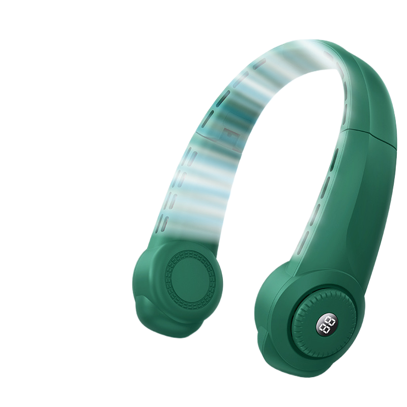 Outdoor long-range neck-mounted small fan
