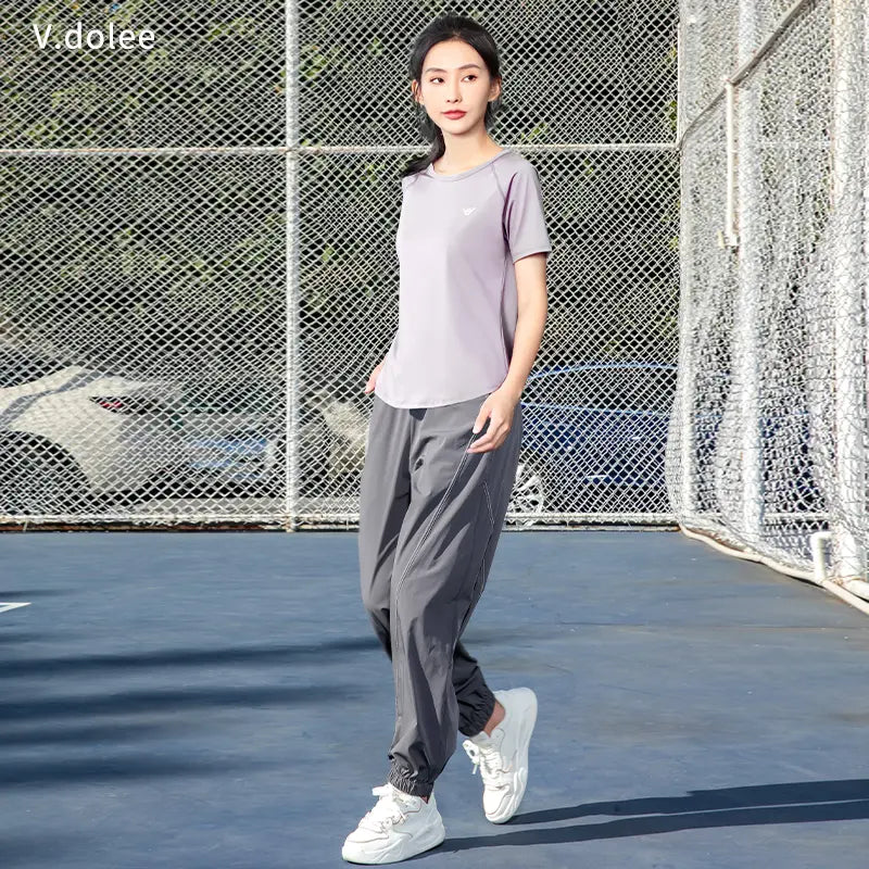 Outdoor Loose Slimming Look Breathable Yoga Fitness Clothing