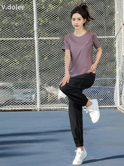 Outdoor Loose Slimming Look Breathable Yoga Fitness Clothing