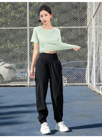 Outdoor Loose Slimming Look Breathable Yoga Fitness Clothing